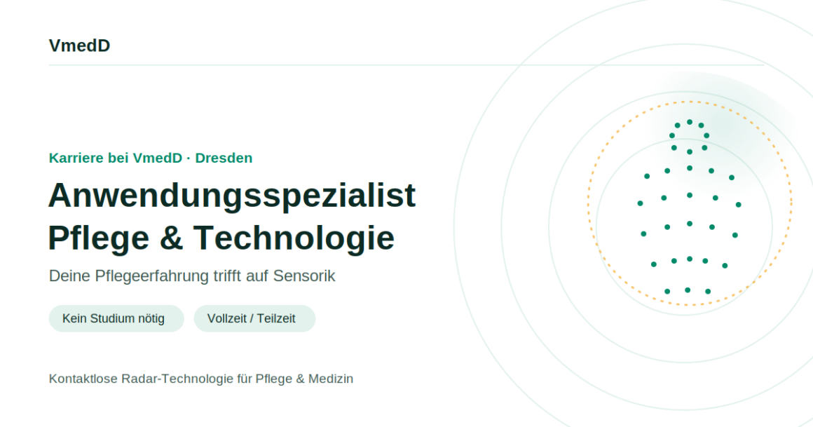 Anwendungsspezialist Pflege & Technologie (m/w/d) Anwendungsspezialist Pflege & Technologie (m/w/d)