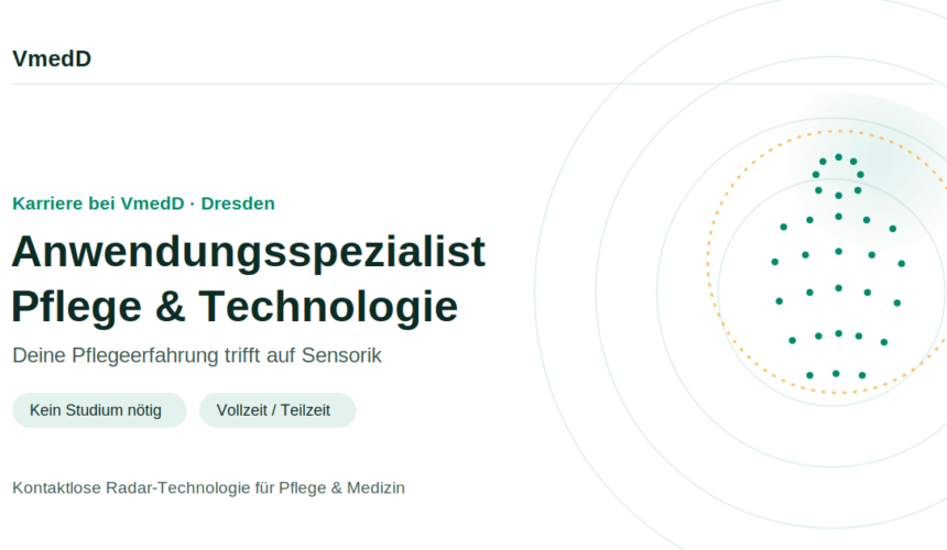 Anwendungsspezialist Pflege & Technologie (m/w/d) Anwendungsspezialist Pflege & Technologie (m/w/d)